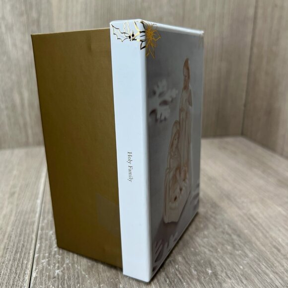 Pier 1 Holy Family Nativity Figurine Iridescent Glazed Porcelain Christmas Decor - Picture 9 of 12